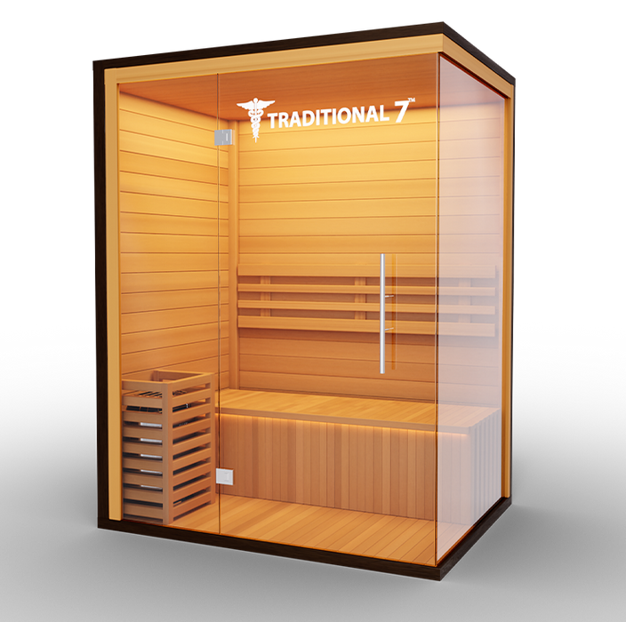 3 Person Home Steam Sauna | Traditional 7™