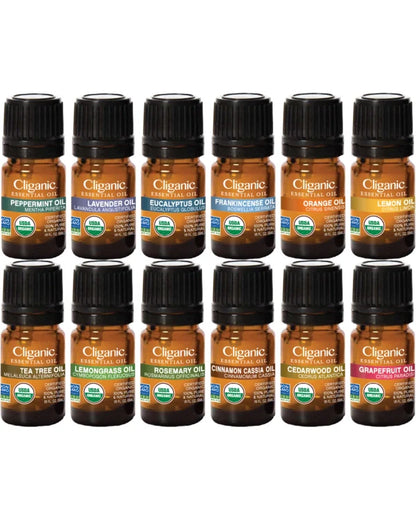 Essential Oils Set - Organic Aromatherapy Set