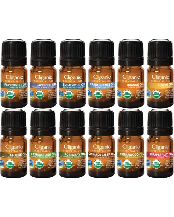Essential Oils Set - Organic Aromatherapy Set