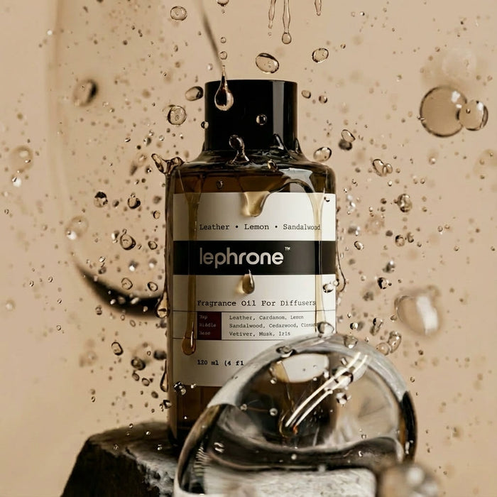 Leather • Lemon • Sandalwood